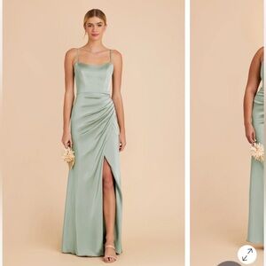 Birdy Grey Matte Satin Sage Dress